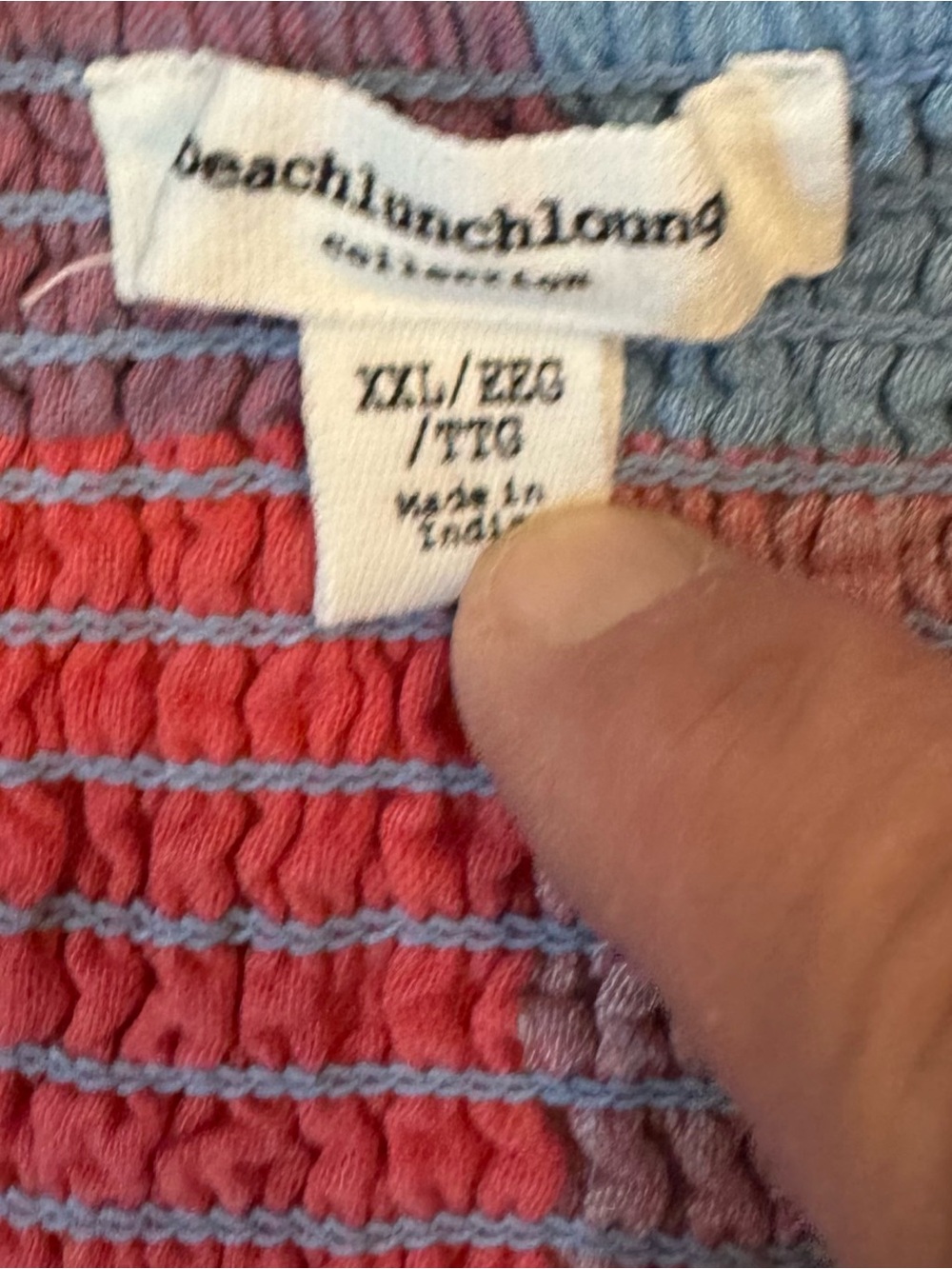 BeachLunchLounge Plaid Linen Cotton Tiered Midi Dress Size XXL Boho - Picture 2 of 8